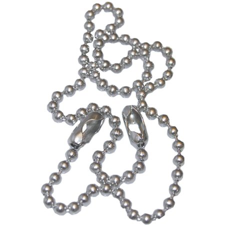 LARSEN SUPPLY CO 15" Chr Bead Chain 02-3453